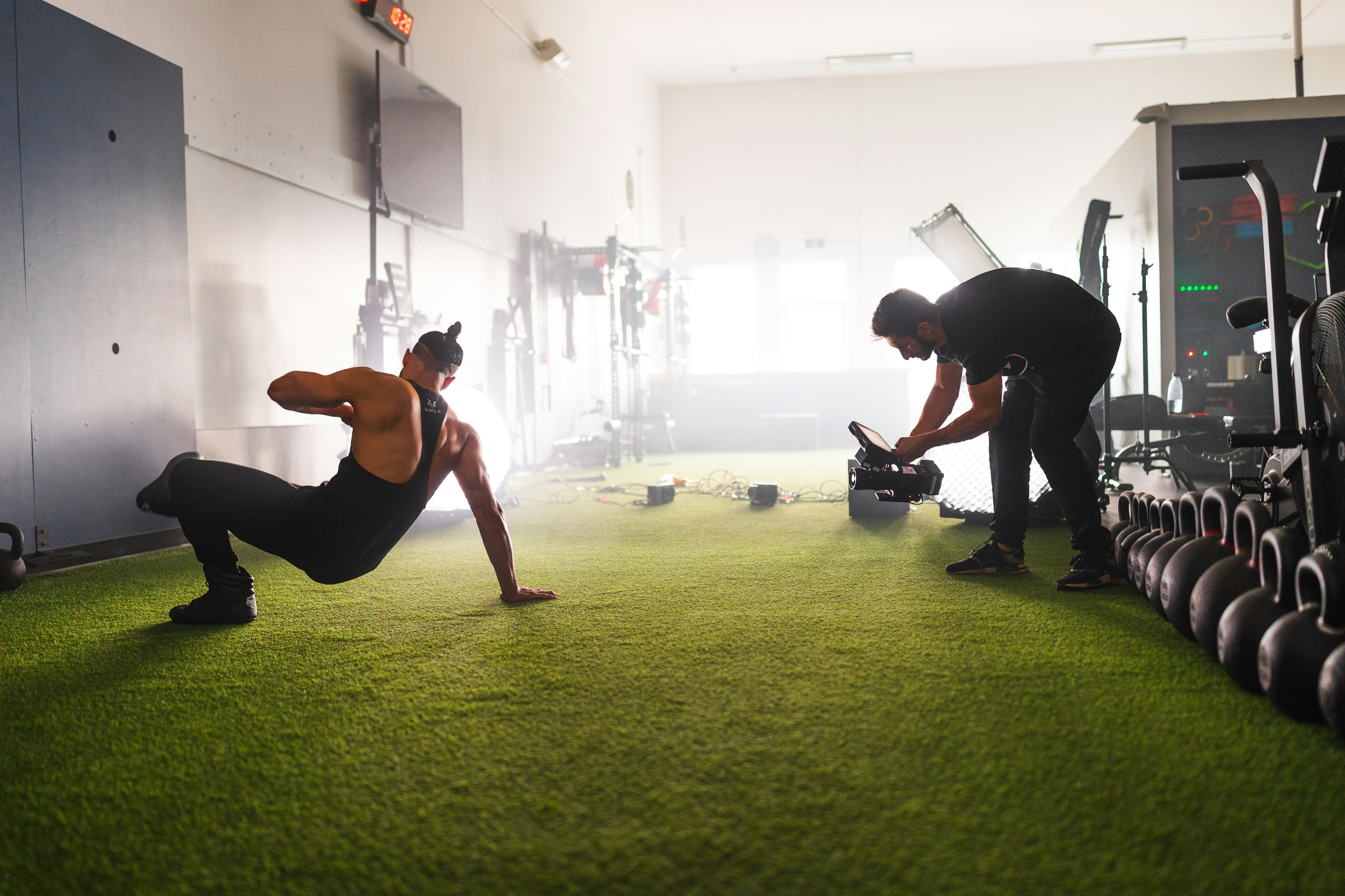 Coach working with client
